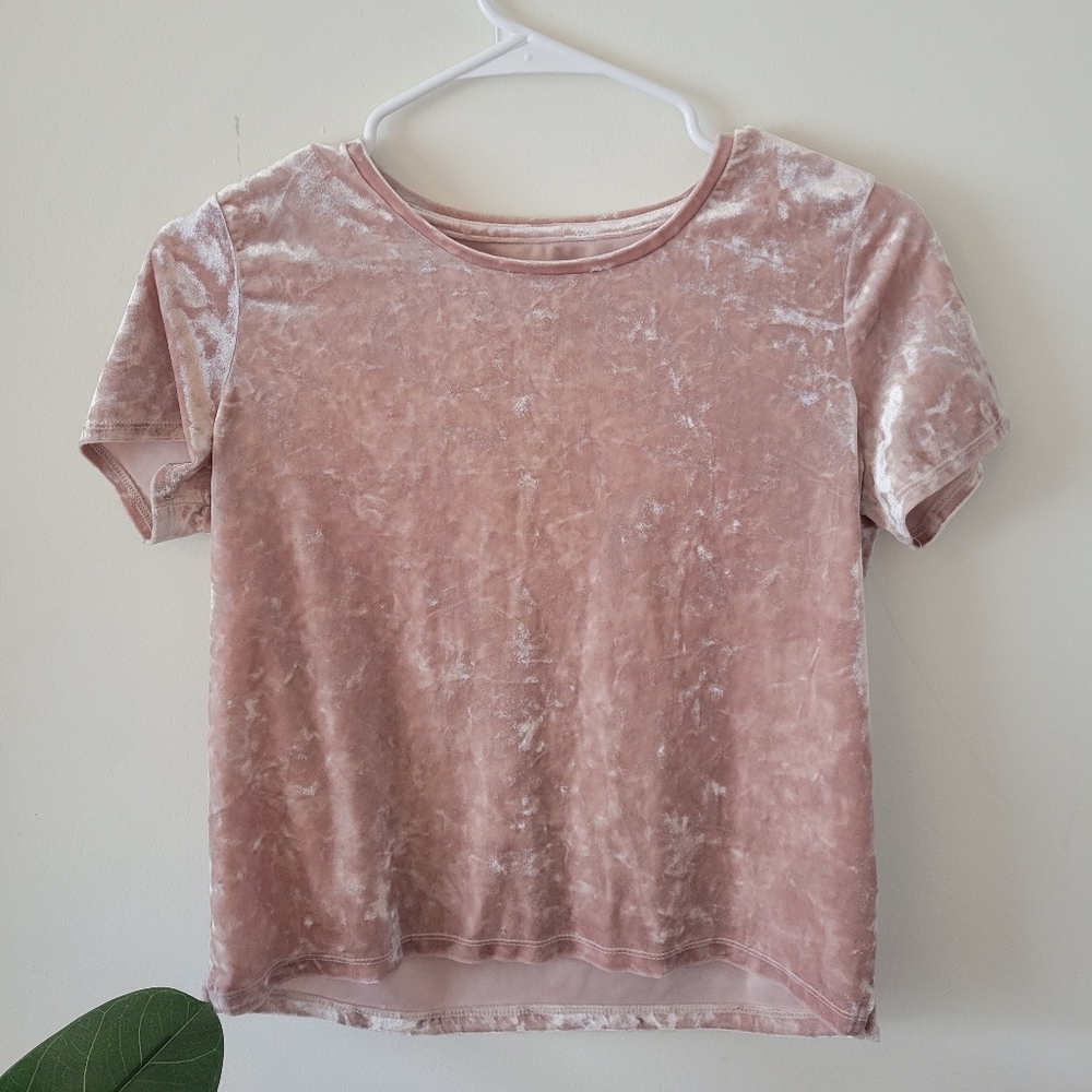 Aéropostale Pink Velvet Tee